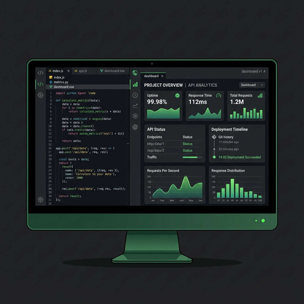 Monitor code visual